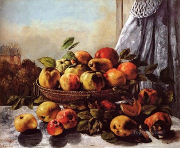  Fruit Painting - Still Life Fruit Realist Realism painter Gustave Courbet